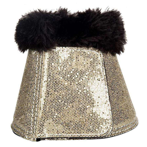 Bota de campana de caballo impresa a medida de lujo, botas duraderas con piel cómoda y botas de campana de protección de caballo de neopreno - Product Image 1