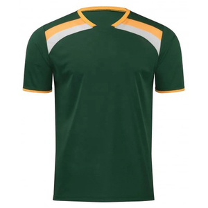 เสื้อฟุตบอลคอวีสำหรับผู้ชายเสื้อฟุตบอลถักนิตติ้งเสื้อฟุตบอลคอวีแขนสั้น - Product Image 1