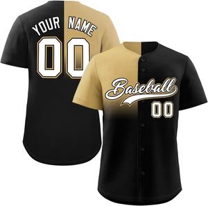 Maillot de baseball sublimé à séchage rapide avec tissu en maille respirante contrôle de l'humidité taille jeune/adulte usine OEM personnalisé - Product Image 3