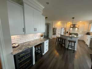 Gabinetes de cocina tradicionales estándar de EE. UU. Almacenamiento de carcasa de madera contrachapada con mostradores completos para almacenamiento de cocina - Product Image 6