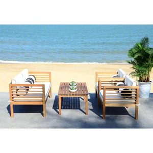 Juego de sofás de jardín de madera de teca hecho en Indonesia - Product Image 3