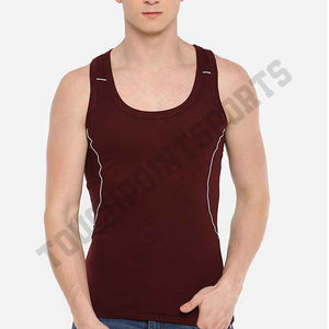 Chaleco deportivo informal para hombre, camiseta sin mangas deportiva de algodón, camiseta sin mangas ajustada para entrenamiento y gimnasio - Product Image 4