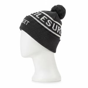 Bonnet unisexe brodé en acrylique, bonnet tricoté chaud d'hiver, bonnet extensible, accessoire de streetwear pour l'extérieur - Product Image 1