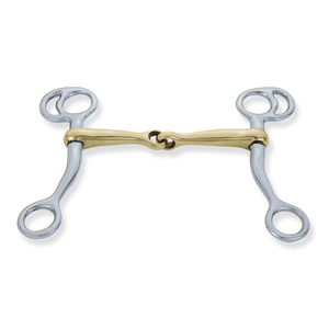 Mèche en acier inoxydable lourd anneau de cheval bouche articulée anneau lâche mèche pour fournitures mèches de cheval de haute qualité conception personnalisée - Product Image 1