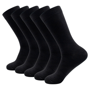 Chaussettes habillées classiques élégantes pour hommes, unisexes, beige, noir, brun foncé, douces, 100% cachemire pur, laine mérinos, coton, tube - Product Image 2