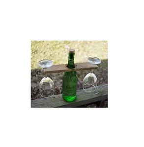 Hoge Kwaliteit Hout Glas/Fles Houder Rek 100% Echt Hout Glas/Glas Houder Rack Aangepaste Grootte Tegen Lage Prijs