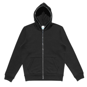 Moda nuevo diseño personalizado Logo algodón Unisex en blanco cara completa Zip Casual hombres sudaderas con capucha cremallera completa Sudadera con capucha - Product Image 1
