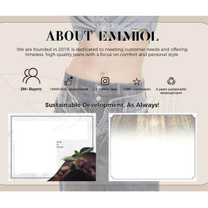 Private Label Best Durable Material <b>Baggy</b> <b>Jeans</b> Customized Logo Best Selling <b>Women</b> <b>Baggy</b> <b>Jeans</b> - Product Image 6