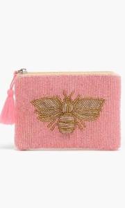 กระเป๋าใส่เหรียญประดับลูกปัดรูปผีเสื้อสำหรับผู้หญิงกระเป๋าซิปขนาดเล็กงานปักลายหัวใจขนาดเล็กดีไซน์สวยทำด้วยมือ - Product Image 5