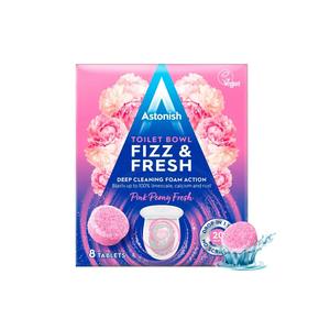 Venta al por mayor, Astonish Fizz & Fresh 8S, pestañas de baño de peonía Rosa espumosas, limpieza profunda ecológica, removedor de cal - Product Image 1