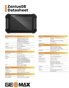 Contrôleur de terrain pour tablettes Android Zenius08 avec pince de fixation sur poteau, précision définitive, tout neuf - Product Image 5