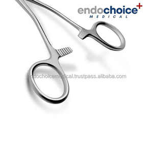 Fórceps de sujeción de lengua Collin de uso duradero, instrumento quirúrgico con mordazas de goma, acero inoxidable de Endochoice Medical - Product Image 5