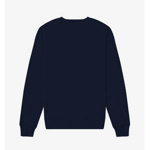 Sweat-shirt à col ras du cou unisexe pour adulte 50% coton 50% polyester Sweatshirt bleu marine unisexe Waffle Crew Neck Sweatshirt - Product Image 2