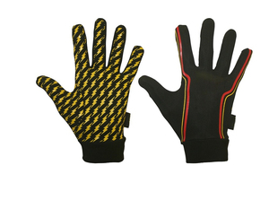 Gants de football rugby personnalisés de haute qualité en cuir avec logo imprimé Gants de sport respirants de taille et de couleur personnalisées - Product Image 1