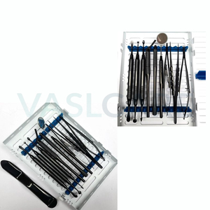Kit de chirurgie noire orale micro parodontale implant dentaire outils de placement de greffe osseuse Kit de chirurgie parodontale par Vaslcare - Product Image 2