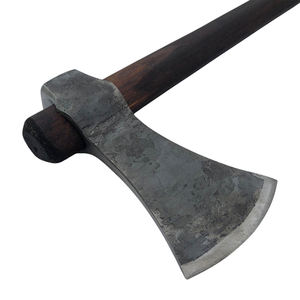 Vente en gros de hache de service personnalisée OEM ODM de haute qualité belle hache faite à la main en acier Damas avec poignée outil de survie en plein air - Product Image 6