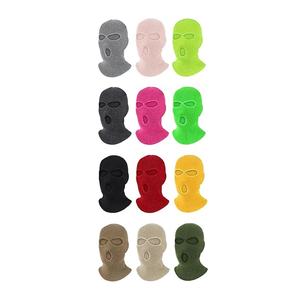 Pasamontañas de Punto Personalizado al por Mayor, con 3 Orificios, Logotipo Bordado, Gorro de Invierno para Hombre y Mujer, Pasamontañas de Punto - Product Image 5