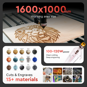 Máy cắt <span class=keywords><strong>laser</strong></span> wattsan 1610 LT khắc Hệ thống cắt <span class=keywords><strong>laser</strong></span> CNC CO2 80W 100W 130W 150W 1610 1600 <span class=keywords><strong>Laser</strong></span> CO2 * 1000mm - Product Image 2