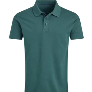 OEM ODM Séchage rapide Fitness Personnalisé Sport Bouton musculaire Gym Chemises polo pour hommes avec col T-shirt de couleur unie pour hommes Polo Shirt - Product Image 1