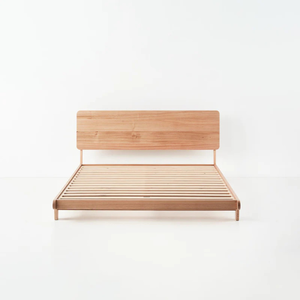 Cadre de lit en teck fait à la main élégant pour la collection de meubles de chambre à coucher contemporains - Product Image 1