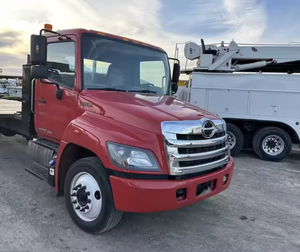 ดีที่สุด!! รถบรรทุกสภาพดี ขับเคลื่อนเยี่ยม รถบรรทุกขนาดกลาง ปี 2019 ฮีโน่ 268 รถบรรทุกพื้นเรียบ 22 ฟุต 220 แรงม้า เกียร์อัตโนมัติ พวงมาลัยซ้าย/ขวา จัดส่งรวดเร็ว - Product Image 2