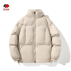 Veste matelassée pour homme, conception OEM et ODM personnalisable avec tissu respirant, isolation hivernale légère, tailles plus grandes - Product Image 1