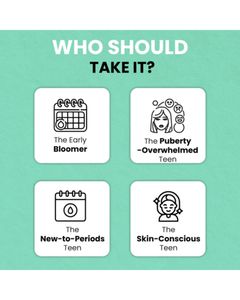 Fórmula para Adolescentes con Shatavari, Ashoka y Chasteberry para el Apoyo a la Pubertad, Alivio del Dolor y Equilibrio Hormonal - Product Image 3