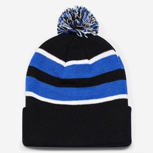 Gorro de Punto para Adultos, Unisex, Invierno, 100% Acrílico, Azul Marino, Rojo, Gris, Diseño con Puño, para Exteriores, 2027 - Product Image 6