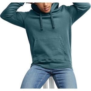 Nuevo elegante 100% algodón manga larga hombro pendiente cuello sólido cómodo de talla grande hombres pulóver con capucha Bangladesh forrado - Product Image 4