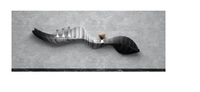 Support de bougie en acier fait main KSN, finition dorée brillante, forme de fleur, design mural ondulé paramétrique, décoration suspendue pour la maison, modèle Pâques