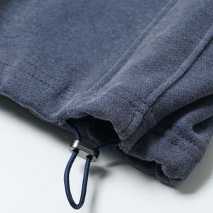 Pantalon de survêtement ample à poignets réglables Pantalon de survêtement en polaire de coton blanc gris Pantalon de survêtement baggy personnalisé de haute qualité pour hommes - Product Image 5