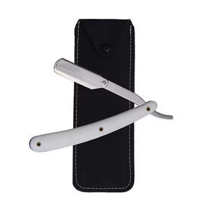 Navaja de Afeitar Profesional de Alta Calidad con Hoja Recta Plegable para Barbería, Navaja de Seguridad para Salón, para Depilación Profesional - Product Image 2