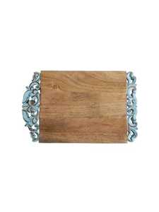 Nueva tabla de quesos de madera personalizada frutas verduras tabla de cortar queso tabla de cortar Bloque rectangular ARTE DE LA India - Product Image 6