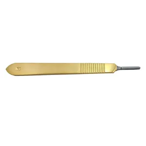 Instrumento quirúrgico médico para estudiantes veterinarios, mango de acero inoxidable, pinzas de bisturí eléctricas manuales, tijeras, soportes de agujas - Product Image 3