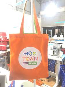 High Quality Custom Printed Logo <b>Canvas</b> <b>Tote</b> <b>Bag</b> Multi-Color Price Vietnam Origin for Shopping - Product Image 5
