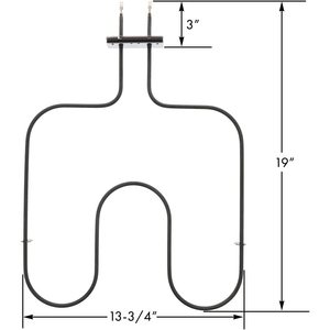 WB44K5013 <b>Oven</b> Bake <b>Element</b> Iron and Stainless Steel Electric Heating <b>Element</b> <b>for</b> Household Outdoor Car Use ERP - Product Image 4