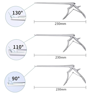 Rongeurs Premium Ferris Smith Kerrison, pointe ascendante, 23 cm, en acier inoxydable, instruments chirurgicaux rachidiens, perforateur osseux courbé, outil réutilisable - Product Image 4