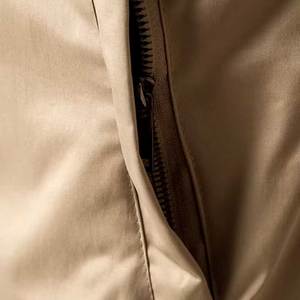 High Quality Men's Winter Bomber <b>Jackets</b> with Stand Collar <b>Canvas</b> Fabric Breathable & Quick Dry Casual Wear - Product Image 3