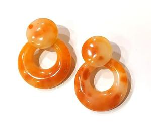 Stylish Resin <b>Necklace</b> with <b>Handmade</b> Drop Earrings Set for Women, Fashion Party Wear Resin earrings resin earrings mold - Product Image 4