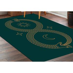 Ouroboros Printed <b>Rug</b>: Twin Flame, Snake Design, Modern, Bedroom, <b>Car</b> Mat,With Pile Soft <b>Rug</b> - Product Image 4