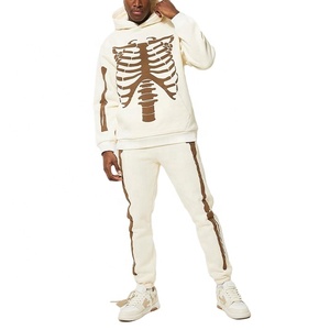 Primavera Invierno Sudadera con capucha Jogging Hombres puff impresión Sudaderas con capucha Impreso Ropa deportiva Espesar Cálido Señoras Niñas Sudadera con capucha Chándales - Product Image 1