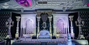 Classy Wedding Reception Fiber Back Frames Stunning Wedding New Designer <b>Pillars</b> With Frames Glamorous Wedding Event Fiber Frame - Product Image 3