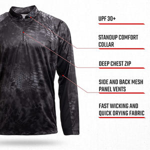 High Quality Full Sleeve Jersey Sun Protection Clothing for <b>Fishing</b> - Product Image 3