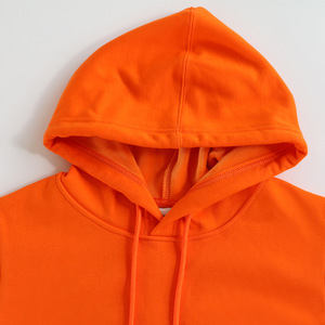 Sudadera con Capucha de Felpa Gruesa de Mezcla de Poliéster/Algodón para Hombre, Invierno, Lisa, sin Estampado, Talla Grande, Personalizable con Logotipo OEM - Product Image 2