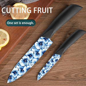 Couteau de chef en céramique professionnel de nouvelle conception, 4 ensembles, manches en plastique, compatible lave-vaisselle, pour la cuisine à domicile, prix d'usine, livraison directe - Product Image 4