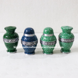 Small Keepsake Cremation <b>Urn</b> for Human Ashes | Mini Funeral <b>Urn</b> for <b>Pet</b> or Human Funeral Ashes Mini <b>Casket</b> by India - Product Image 4