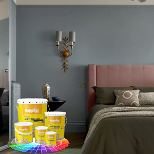 สีอะครีลิคเคลือบด้านกันความชื้นสำหรับผนังภายใน/ภายนอกเพดานสำหรับแปรง - Product Image 4