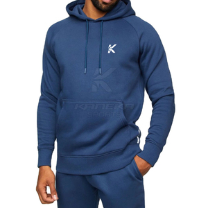 Survêtement décontracté à capuche pour homme, design unique et tendance, en molleton uni, 100% coton, respirant, écologique, pour l'hiver - Product Image 5