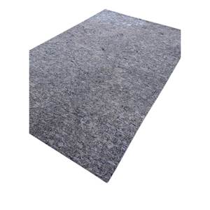 Alfombra Imara Abstracta Hecha a Mano con Lana y Viscosa, Gris y Negra, Tra-14742, para el Hogar, Pasillo, Sala de Estar, Rectangular, con Patrón de Rayas - Product Image 2