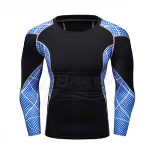 Camiseta de Manga Larga con Nuevo Diseño para Hombre, Protección UV, Venta en Línea, Servicio OEM, Ropa Deportiva para Hombre - Product Image 1